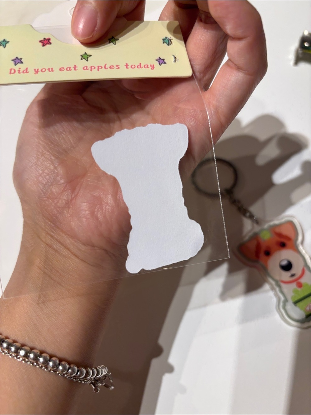 Wire-Fox Terrier Keychain and Sticker Set - Picture 7 of 7